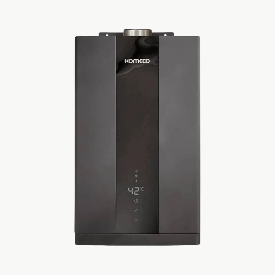Aquecedor a gás Komeco instalado