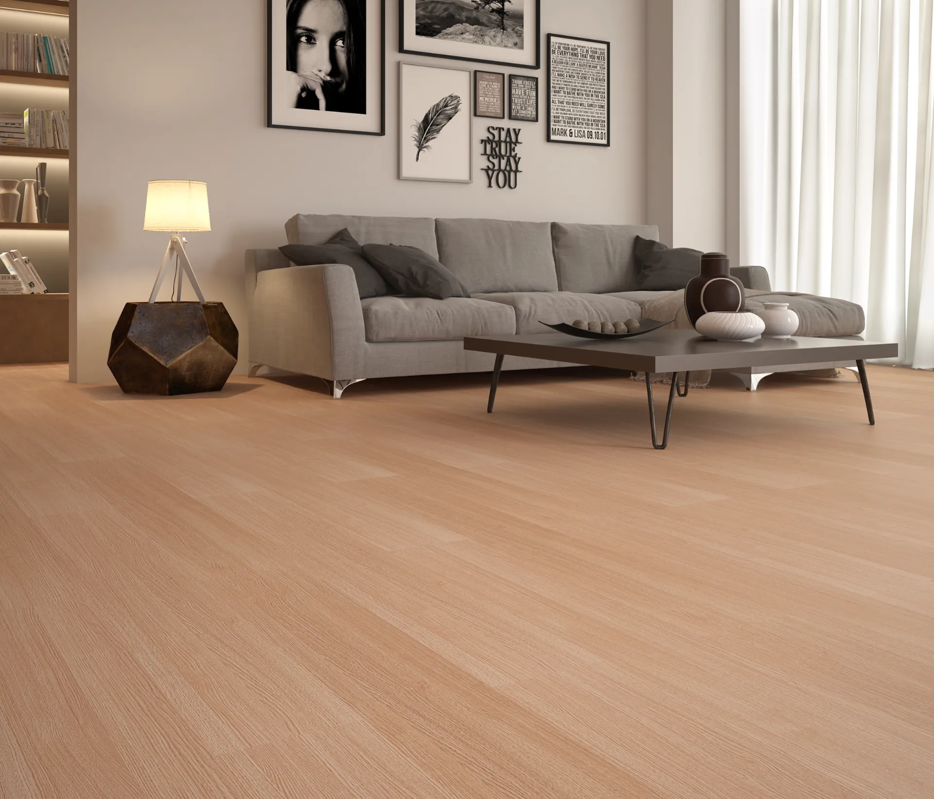Durafloor New Way Carvalho em ambiente