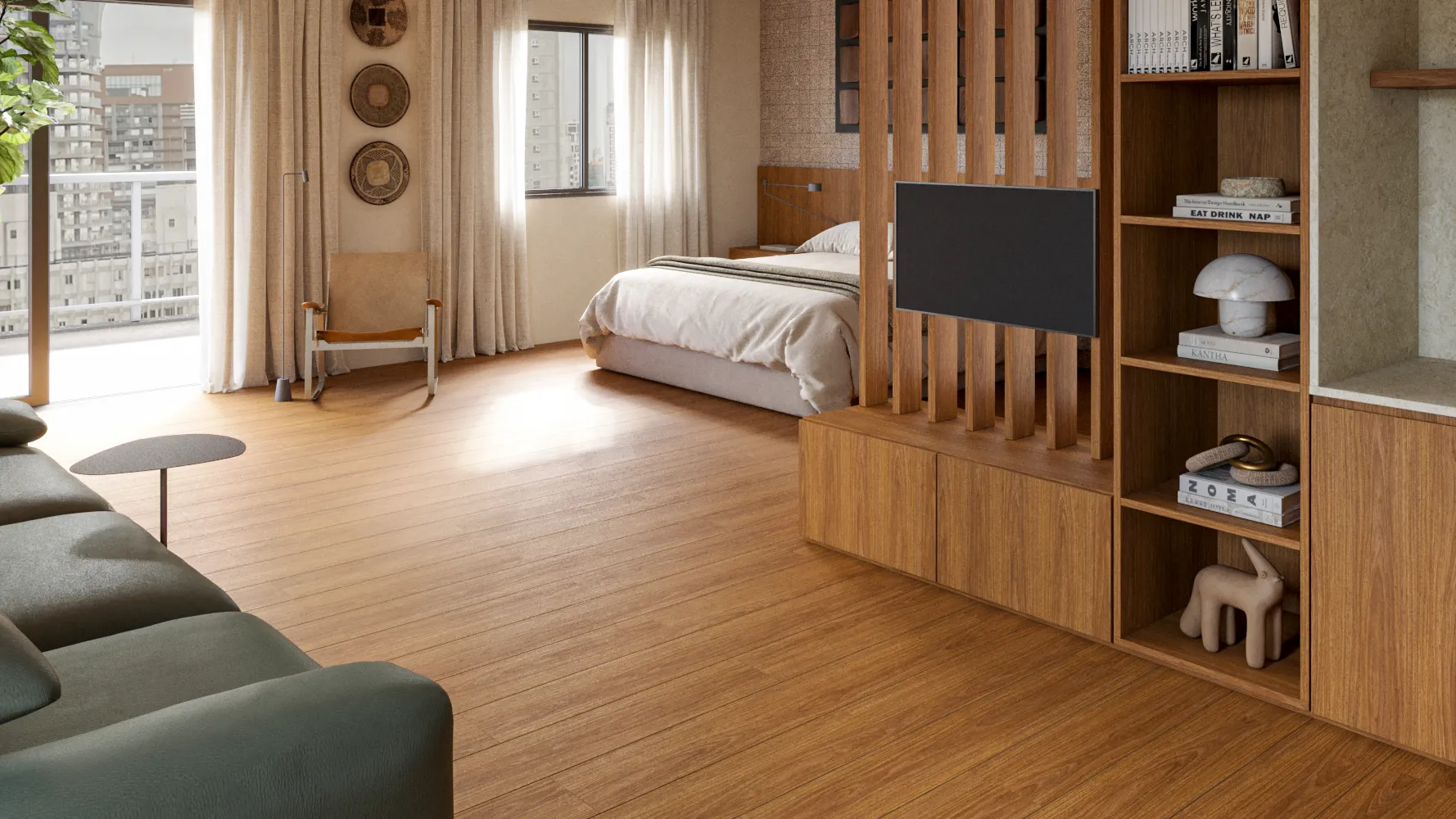 Durafloor Studio Freijó Imperial em ambiente